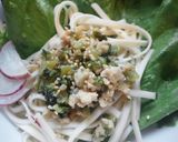 暑い夏には！ゴーヤそぼろうどん作り方4写真
