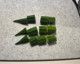 オクラのレモン風味な唐揚げ作り方2写真