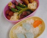 ♪簡単　雨の日弁当♪傘もった～？作り方6写真