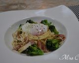ブロッコリーとベーコンのクリームパスタ作り方5写真