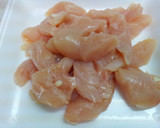 簡単！鶏ささ身としめじのめんつゆ葛煮✩作り方1写真
