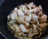 簡単！鶏ささ身としめじのめんつゆ葛煮✩作り方4写真