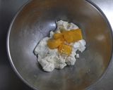 簡単!マンゴー色の豆腐白玉 ウ〜マンゴ♪作り方3写真