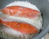 鮭としめじのほっこり炊き込みご飯作り方5写真