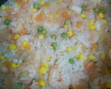 グリルチキンのっけエビピラフ。作り方5写真