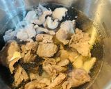 すき焼きのタレで牛すじの甘辛煮作り方4写真