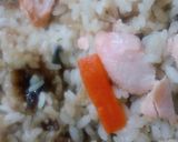 鮭としめじのほっこり炊き込みご飯作り方8写真