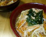 夏バテ防止！あんかけうどん作り方4写真