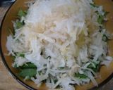 水菜と大根のしゃっきりサラ〜ダ作り方4写真