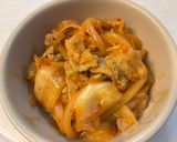 玉だく豚キムチ丼。作り方5写真