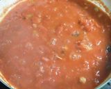 鶏レバーと小松菜のトマトソースパスタ作り方2写真