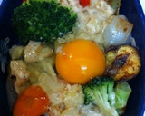 残り野菜で☆ポテトクリームの落とし卵焼き作り方6写真