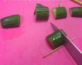 お弁当に☆簡単！きゅうりの飾り切り作り方1写真