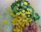 塩麹で♪ツナとゴーヤのサラダ作り方2写真