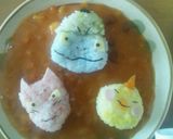 キャラ弁ごはん★おじゃる丸の小鬼トリオ★作り方5写真