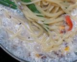 お昼に！和風ミルクパスタ作り方6写真