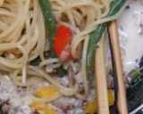 お昼に！和風ミルクパスタ作り方8写真