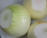 ☆レンジde簡単♪肉詰め新玉ねぎ♬☆作り方1写真