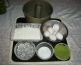 甘納豆入り抹茶シフォンケーキ作り方1写真