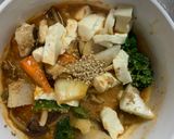 肉無豆腐コク旨クリーミー麻婆味野菜炒め作り方19写真