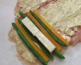 塩麹de鶏胸肉のカレー風味チキンロール作り方6写真