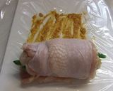 塩麹de鶏胸肉のカレー風味チキンロール作り方7写真