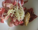 電子レンジで簡単、豚肉とかぶの味噌煮込み作り方1写真