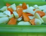 夏野菜の塩麹炒め☆作り方1写真
