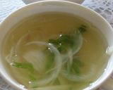 簡単☆玉葱と茗荷の優しい洋風香味スープ作り方3写真