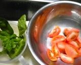 トマトとバジルのパスタ作り方2写真