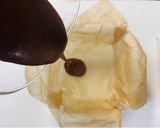 レンジで米粉蒸しパン（ココア）作り方3写真