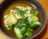 ヘルシー！青梗菜と桜えびの煮びたし作り方5写真