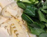 青菜と竹の子の肉巻き作り方1写真