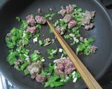 ピーマンとひき肉の甘辛チャーハン作り方2写真