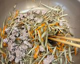 ひき肉入りきんぴら作り方5写真