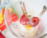 ✾ストロベリー♡マンゴー♡スムージー✾作り方3写真
