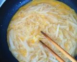 簡単節約ランチ☆もやし卵の甘酢あんかけ丼作り方6写真