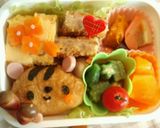 キャラ弁*稲荷de欲張りリスさん弁当作り方5写真