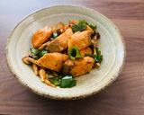 簡単⭐︎鮭としめじのオイマヨ炒め作り方7写真