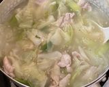 鶏胸肉ねぎ塩スープ作り方4写真