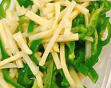 牛こま切れ肉で簡単チンジャオロース作り方6写真