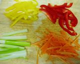 ヘルシー！カラフル野菜の彩りサラダ作り方2写真