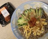 きゅうりと梅のさっぱりおそば☆作り方5写真
