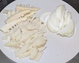 たけのこと玉ねぎと牛こま肉の中華風炒め作り方3写真