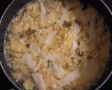 チーズ入り☆ たまごのコンソメスープ♪作り方3写真