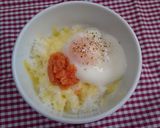 温泉卵のっけ丼作り方2写真