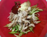 梅☆キュウ☆ささみの豆腐サラダ作り方4写真