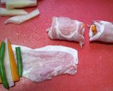 ●岩下の新生姜を使った肉巻き●作り方3写真