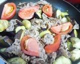 牛肉と夏野菜のカレーしょうゆ炒め作り方4写真