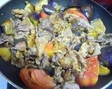 牛肉と夏野菜のカレーしょうゆ炒め作り方5写真